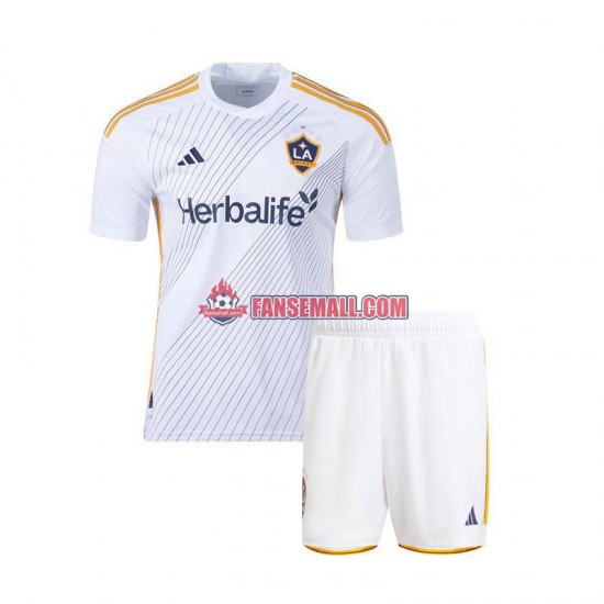 Matchtröjor Los Angeles Galaxy 2024 Kortärmad till Barn (1:a ställ)