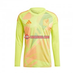 Gul Matchtröjor Mexiko Målvaktströja Euro 2024 Långärmad till Herr (2:a ställ)