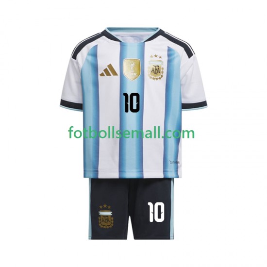 Matchtröjor Argentina Lionel Messi 10 World Cup 2026 Kortärmad till Barn (1:a ställ)