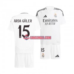 Matchtröjor Real Madrid Arda Guler 15 2024-2025 Kortärmad till Barn (1:a ställ)