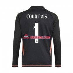 Matchtröjor Real Madrid Målvaktströja Thibaut Courtois 1 2024-2025 Kortärmad till Herr (2:a ställ) Matchtröjor Real Madrid Målvaktströja Thibaut Courtois 1 2024-2025 Kortärmad till Herr (2:a ställ)