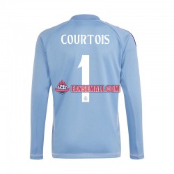 Blå Matchtröjor Real Madrid Målvaktströja Thibaut Courtois 1 2024-2025 Långärmad till Herr (1:a ställ) Blå Matchtröjor Real Madrid Målvaktströja Thibaut Courtois 1 2024-2025 Långärmad till Herr (1:a ställ)