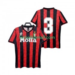 Matchtröjor AC Milan 3 Retro 1993 1994 Kortärmad till Herr (1:a ställ)