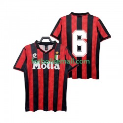 Matchtröjor AC Milan 6 Retro 1993 1994 Kortärmad till Herr (1:a ställ)