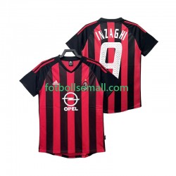 Matchtröjor AC Milan INZAGHI 9 Retro 2002 2003 Kortärmad till Herr (1:a ställ)