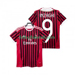 Matchtröjor AC Milan INZAGHI 9 Retro 2011 2012 Kortärmad till Herr (1:a ställ)