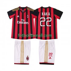 Matchtröjor AC Milan KAKA 22 Retro 2013 2014 Kortärmad till Barn (1:a ställ)