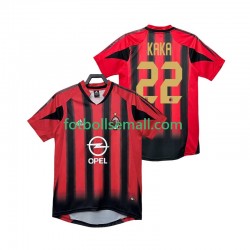 Matchtröjor AC Milan KAKA 22 Retro 2004 2005 Kortärmad till Herr (1:a ställ)