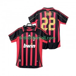 Matchtröjor AC Milan KAKA 22 Retro 2006 2007 Kortärmad till Herr (1:a ställ)