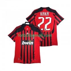 Matchtröjor AC Milan KAKA 22 Retro 2007 2008 Kortärmad till Herr (1:a ställ)