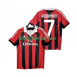 Matchtröjor AC Milan ROBINHO 7 Retro 2012 2013 Kortärmad till Herr (1:a ställ)