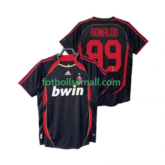 Matchtröjor AC Milan RONALDO 99 Retro 2006 2007 Kortärmad till Herr (3:e ställ)
