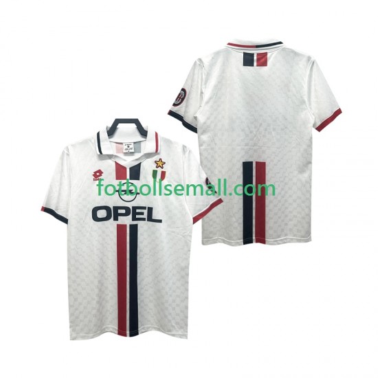 Matchtröjor AC Milan Retro 1996 1997 Kortärmad till Herr (2:a ställ)