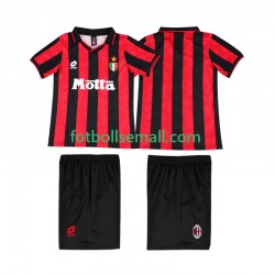 Matchtröjor AC Milan Retro 1993 1994 Kortärmad till Barn (1:a ställ)