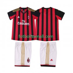 Matchtröjor AC Milan Retro 2013 2014 Kortärmad till Barn (1:a ställ)