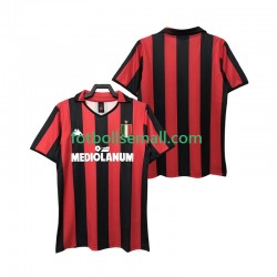 Matchtröjor AC Milan Retro 1988 1989 Kortärmad till Herr (1:a ställ)