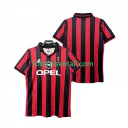 Matchtröjor AC Milan Retro 1995 1996 Kortärmad till Herr (1:a ställ)