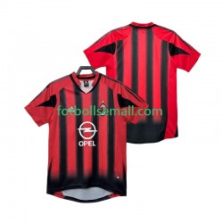Matchtröjor AC Milan Retro 2004 2005 Kortärmad till Herr (1:a ställ)