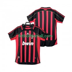 Matchtröjor AC Milan Retro 2006 2007 Kortärmad till Herr (1:a ställ)