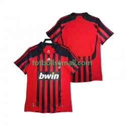 Matchtröjor AC Milan Retro 2007 2008 Kortärmad till Herr (1:a ställ)