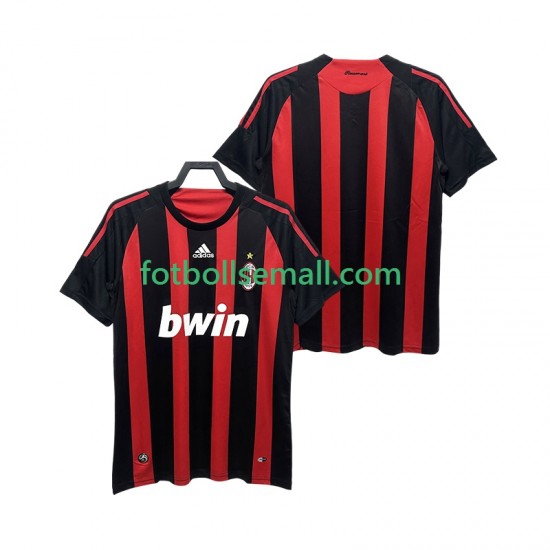 Matchtröjor AC Milan Retro 2008 2009 Kortärmad till Herr (1:a ställ)