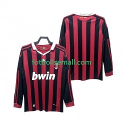 Matchtröjor AC Milan Retro 2009 2010 Långärmad till Herr (1:a ställ)