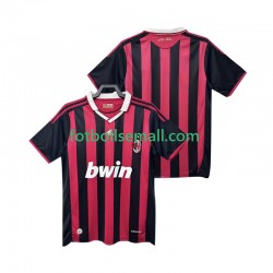 Matchtröjor AC Milan Retro 2009 2010 Kortärmad till Herr (1:a ställ)