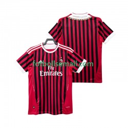 Matchtröjor AC Milan Retro 2011 2012 Kortärmad till Herr (1:a ställ)
