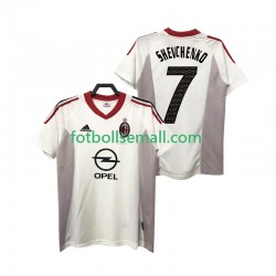 Matchtröjor AC Milan SHEVCHENKO 7 Retro 2004 2005 Kortärmad till Herr (2:a ställ)