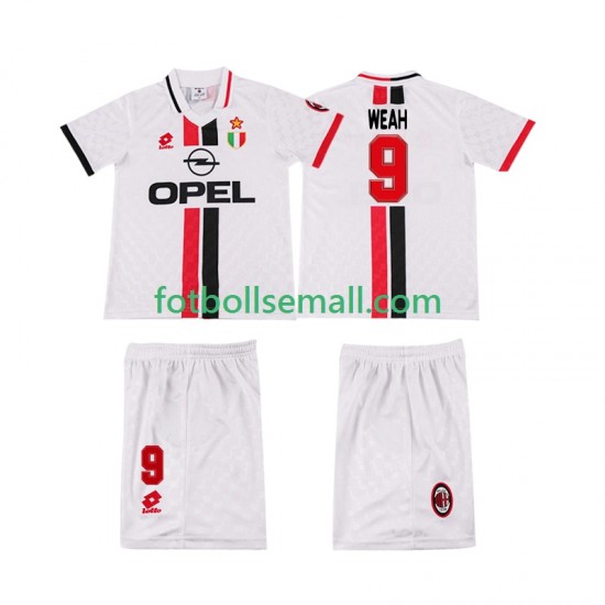 Matchtröjor AC Milan WEAH 8 Retro 1996 1997 Kortärmad till Barn (2:a ställ)