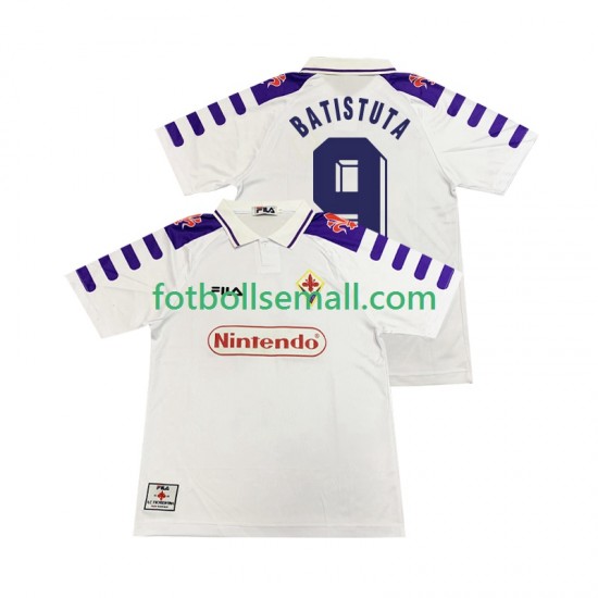 Matchtröjor Fiorentina BASTUTA 9 Retro 1998 1999 Kortärmad till Herr (2:a ställ)