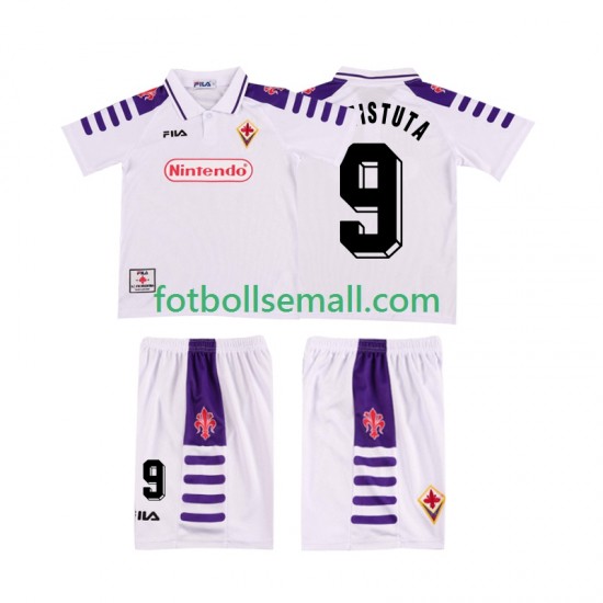 Matchtröjor Fiorentina BASTUTA 9 Retro 1998 1999 Kortärmad till Barn (2:a ställ)