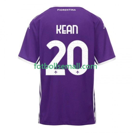 Matchtröjor Fiorentina Kean 20 2025-2026 Kortärmad till Herr (1:a ställ)