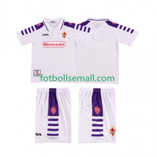 Matchtröjor Fiorentina Retro 1998 1999 Kortärmad till Barn (2:a ställ)