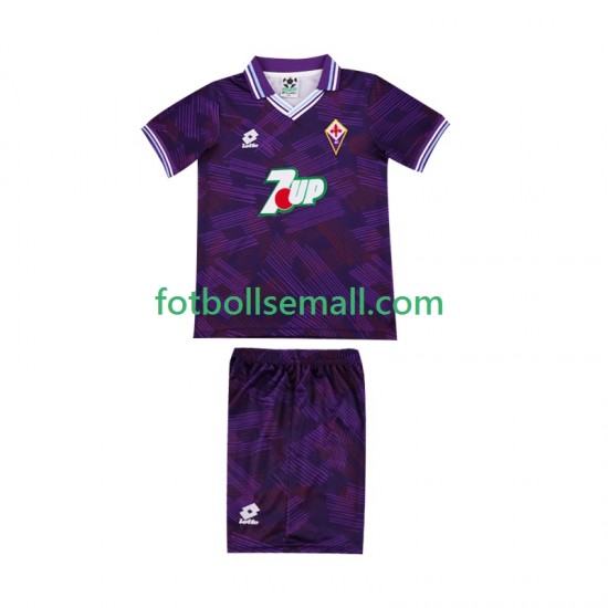 Matchtröjor Fiorentina Retro 1992 1993 Kortärmad till Barn (1:a ställ)