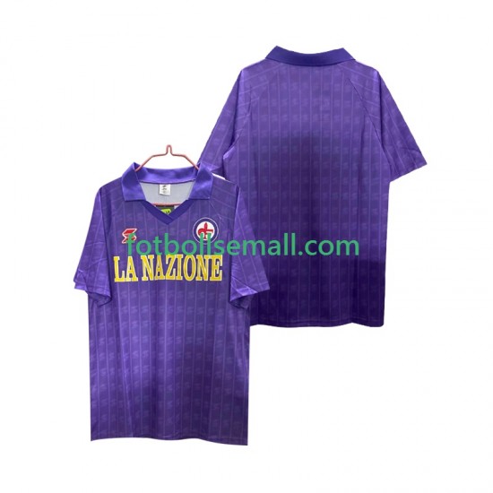 Matchtröjor Fiorentina Retro 1989 1990 Kortärmad till Herr (1:a ställ)