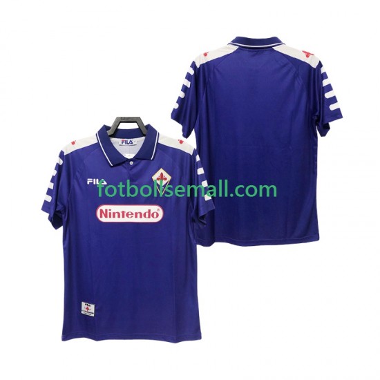 Matchtröjor Fiorentina Retro 1998 1999 Kortärmad till Herr (1:a ställ)
