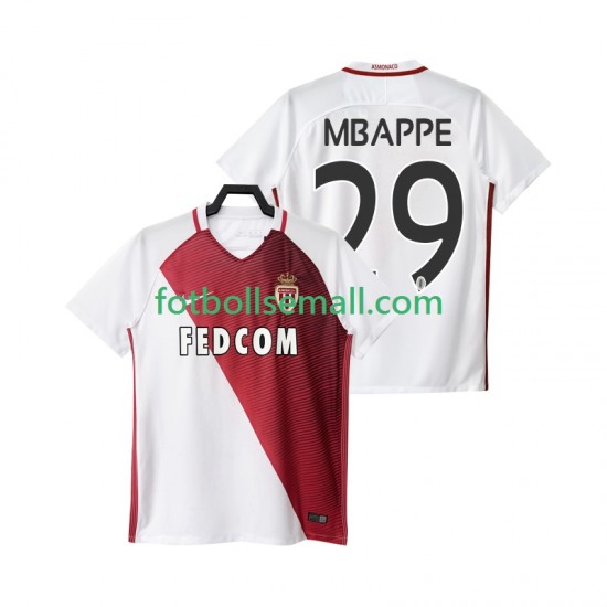 Matchtröjor AS Monaco Mbappe 29 2016 2017 Kortärmad till Herr (1:a ställ)