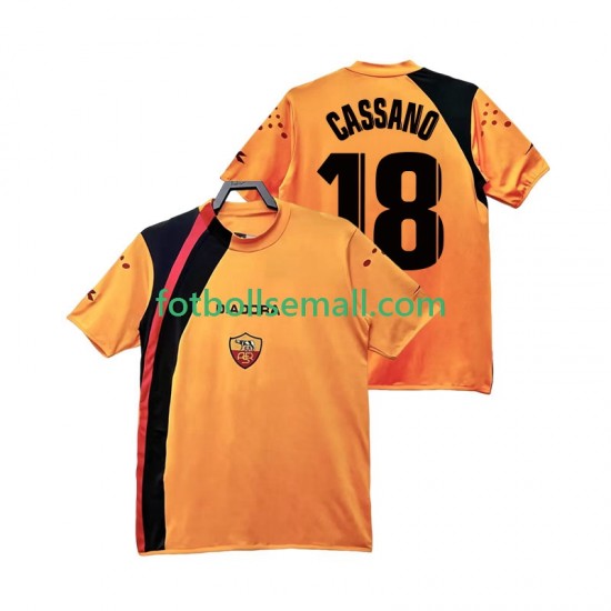 Matchtröjor AS Roma CASSANO 18 Retro 2005 2006 Kortärmad till Herr (1:a ställ)