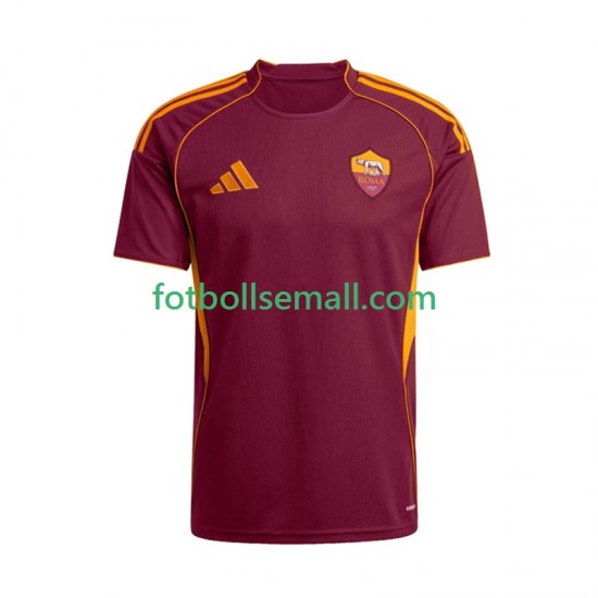 Matchtröjor AS Roma 2025-2026 Kortärmad till Herr (1:a ställ)