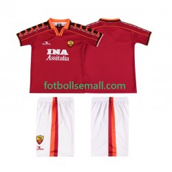 Matchtröjor AS Roma Retro 1998 1999 Kortärmad till Barn (1:a ställ)