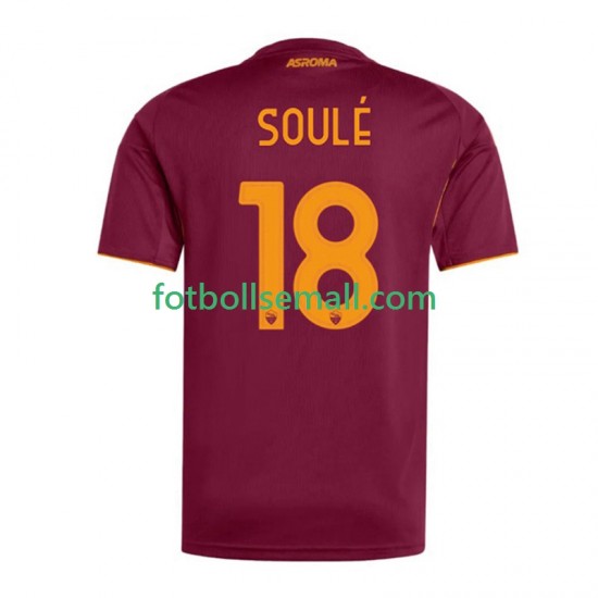 Matchtröjor AS Roma Soule 18 2025-2026 Kortärmad till Herr (1:a ställ)