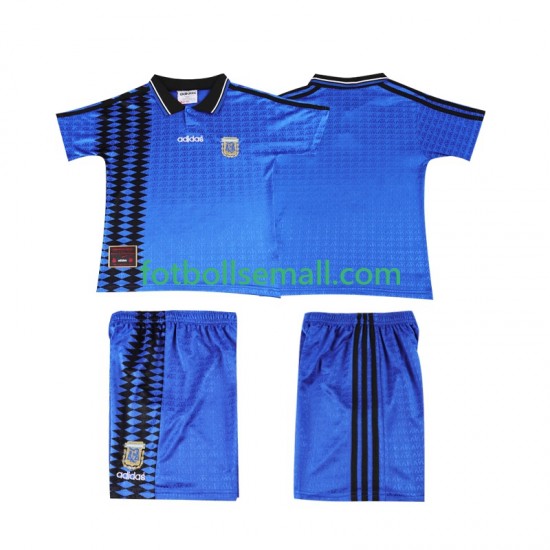 Matchtröjor Argentina Retro 1994 Kortärmad till Barn (2:a ställ)