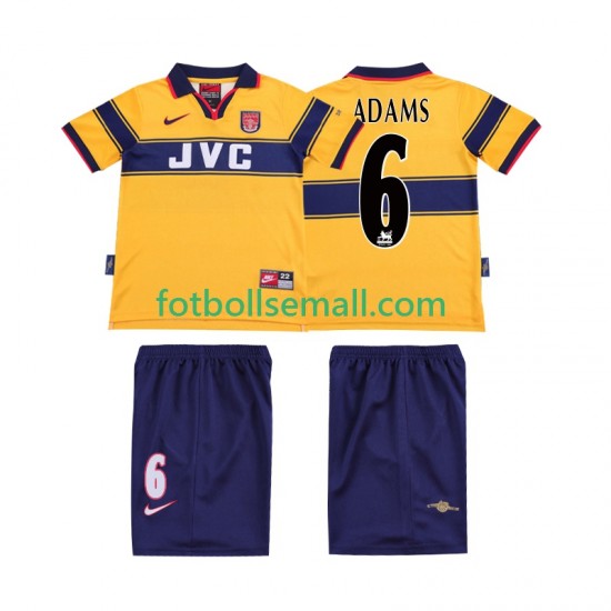 Matchtröjor Arsenal ADAMS 6 Retro 1997 1999 Kortärmad till Barn (2:a ställ)