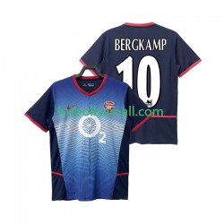 Matchtröjor Arsenal BERGKAMP 10 Retro 2002 2004 Kortärmad till Herr (2:a ställ)