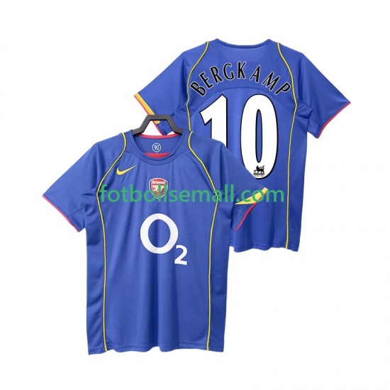 Matchtröjor Arsenal BERGKAMP 10 Retro 2004 2005 Kortärmad till Herr (2:a ställ)