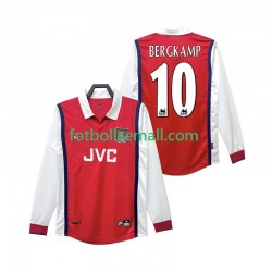 Matchtröjor Arsenal BERGKAMP 10 Retro 1998 1999 Långärmad till Herr (1:a ställ)
