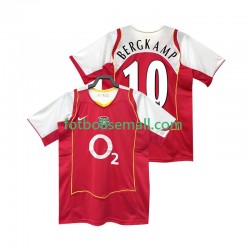 Matchtröjor Arsenal BERGKAMP 10 Retro 2004 2005 Kortärmad till Herr (1:a ställ)