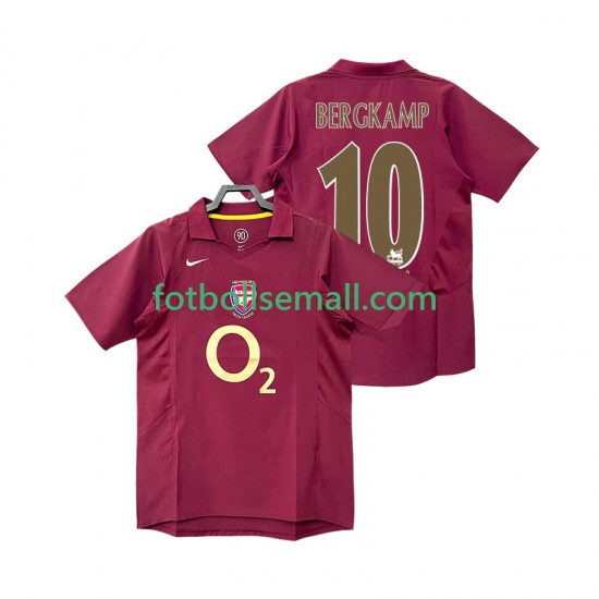 Matchtröjor Arsenal BERGKAMP 10 Retro 2005 2006 Kortärmad till Herr (1:a ställ)