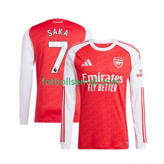 Matchtröjor Arsenal Bukayo Saka 7 2025-2026 Långärmad till Herr (1:a ställ)